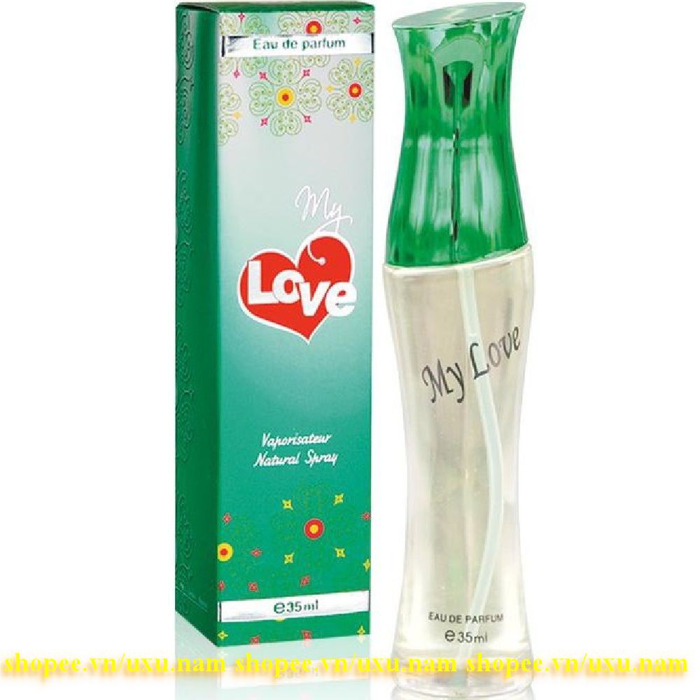 Nước Hoa Nữ 35Ml My Love Hộp Màu Xanh Lá Chính Hãng.