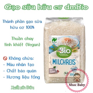 Gạo sữa hữu cơ Bio Milchreis cho bé ăn dặm gói 500g Đức