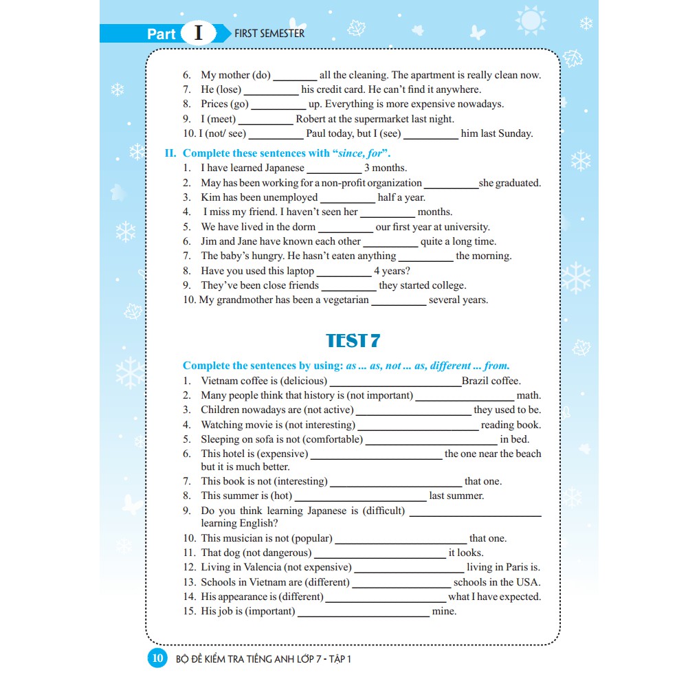 Sách - Bộ đề kiểm tra tiếng Anh lớp 7 tập 1 - Có đáp án | BigBuy360 - bigbuy360.vn