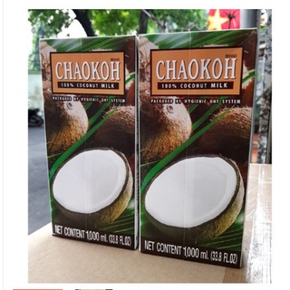 Set 2 hộp nước cốt dừa thái chaokoh hộp 1l