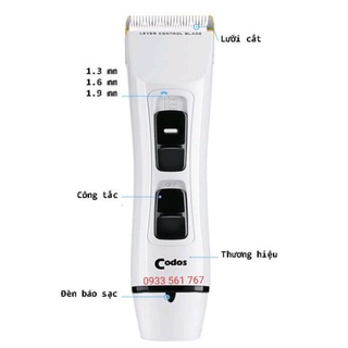 Tông đơ cắt tóc Codos T6 (chính hãng)