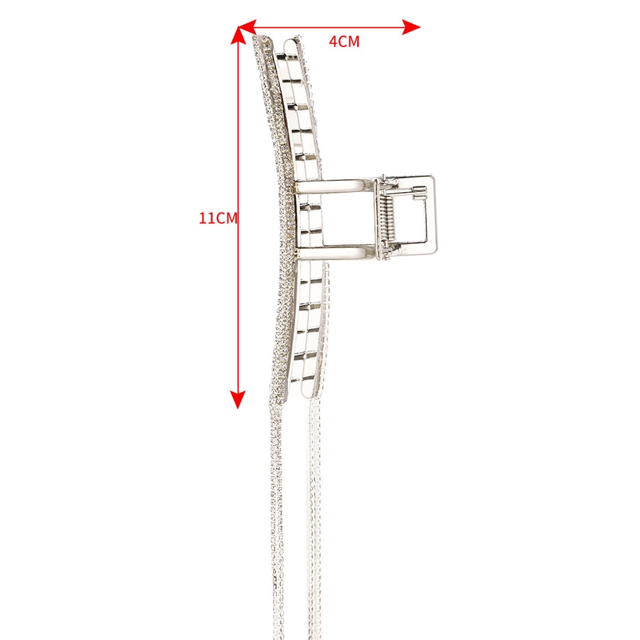 Kẹp Tóc Hợp Kim Đính Đá Lấp Lánh Sang Trọng Cho Nữ