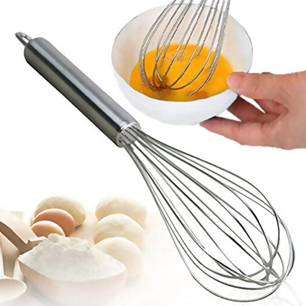 1pcs Stainless Steel Balloon Wire Whisk Egg Beater Baking Utensil
