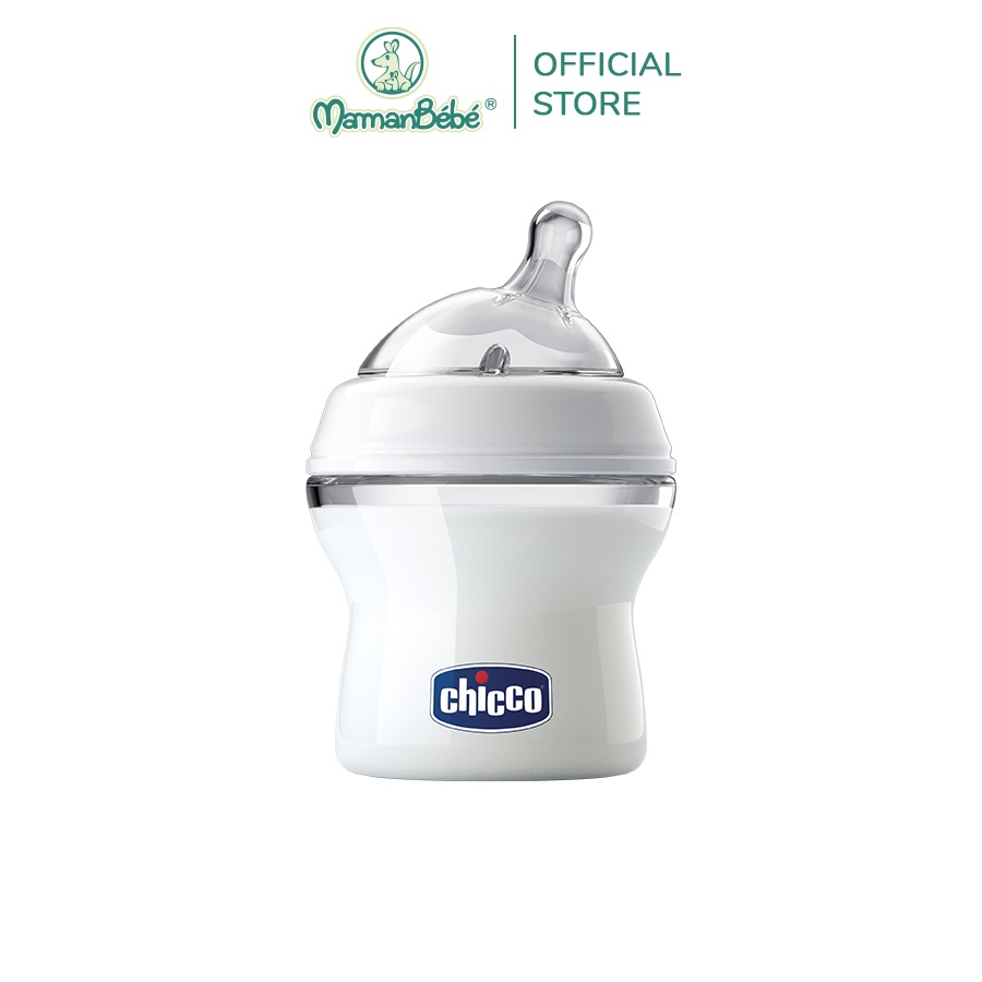 Bình sữa Chicco núm nghiêng Pisa Natural Feeling 0M+ 150ML