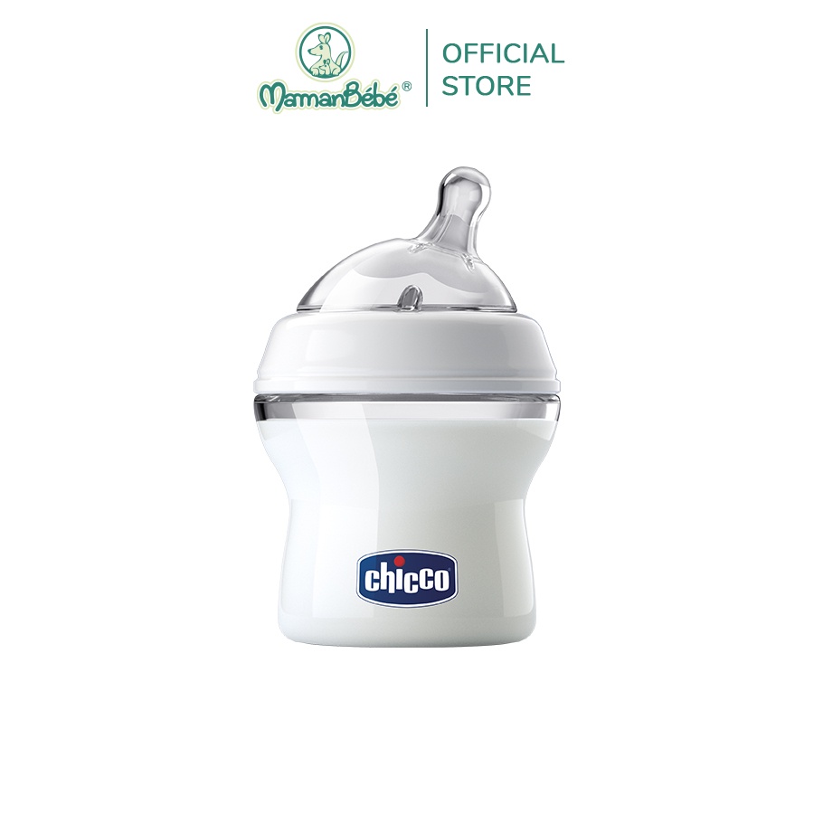 Bình sữa Chicco núm nghiêng Pisa Natural Feeling 0M+ 150ml