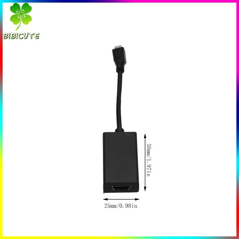 Dây Cáp Chuyển Đổi Mhl Micro Usb Sang Hdmi 1080p Tv Cho Android