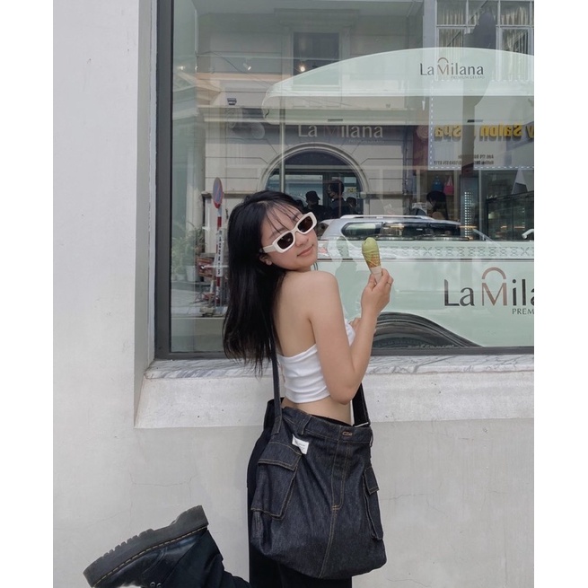 Túi Tote Đeo Chéo “Cargo Bag & Jeans Bag” Vải Bò
