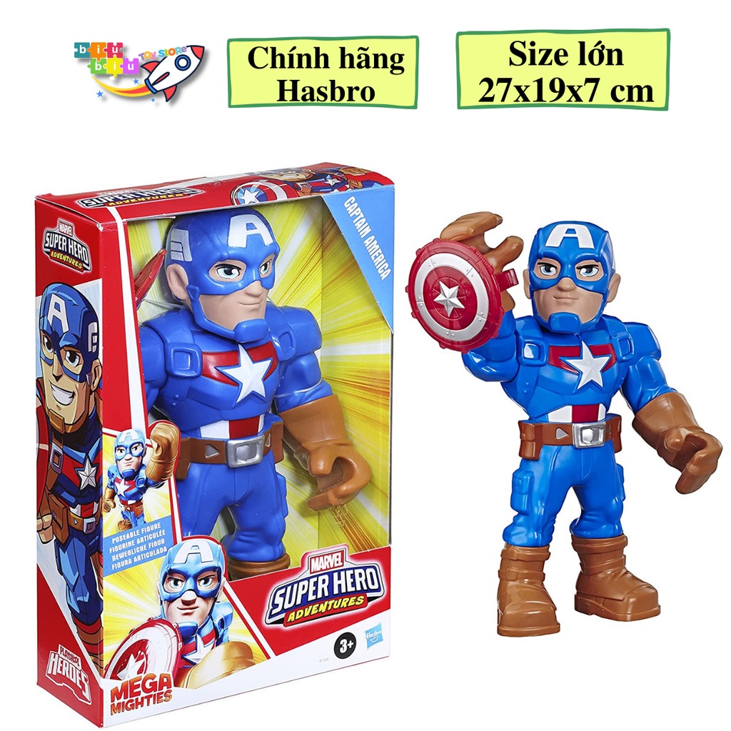 Mô hình nhân vật đội trưởng Mỹ - Captain America Size lớn - Cho bé