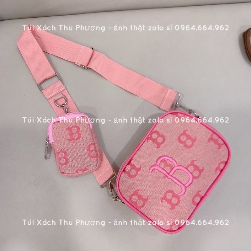 Túi đeo chéo, túi thêu hoạ tiết chữ B thời trang cá tính cho cả nam và nữ (ảnh thật)