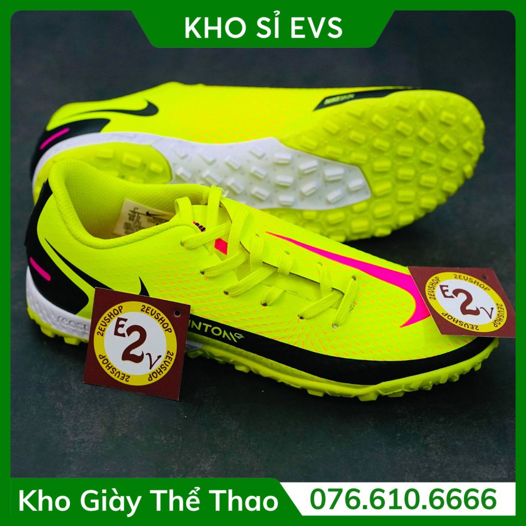 Giày Đá Bóng 𝗧𝗙 𝗡𝗶𝗸𝗲 𝗣𝗵𝗮𝗻𝘁𝗼𝗺 𝗚𝗧 Chuối sọc đen Đã Khâu Bền Đẹp