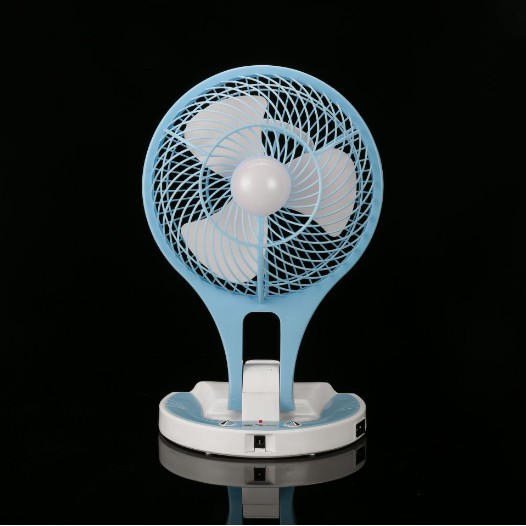 QUẠT SẠC ĐỂ BÀN KIÊM ĐÈN JR - 5580