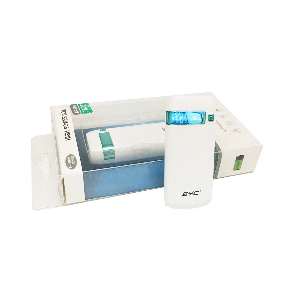 Sạc Dự Phòng SYC 7800mAh BP200 Chính Hãng