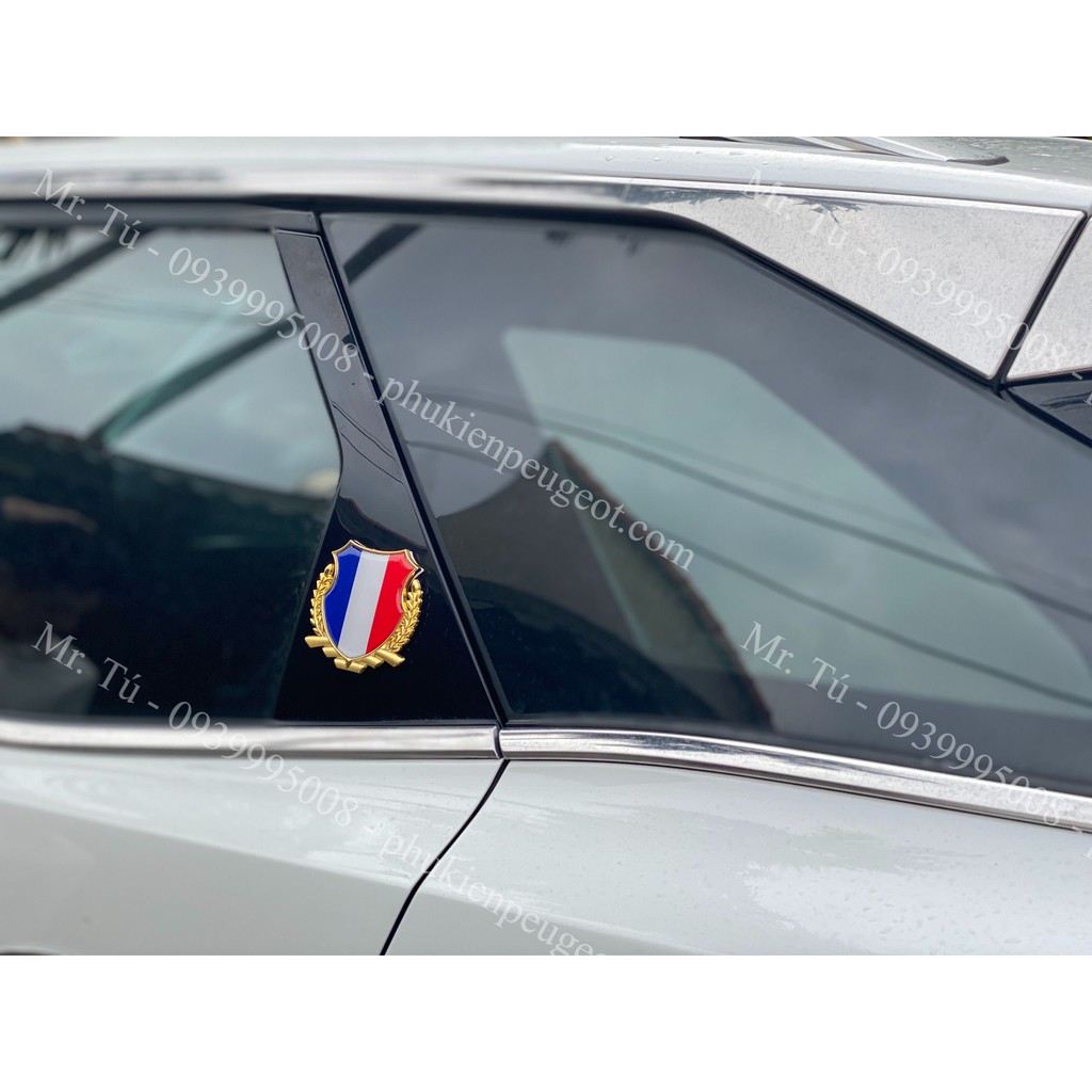 Logo dán kính xe Peugeot 5008 Peugeot 3008 All New