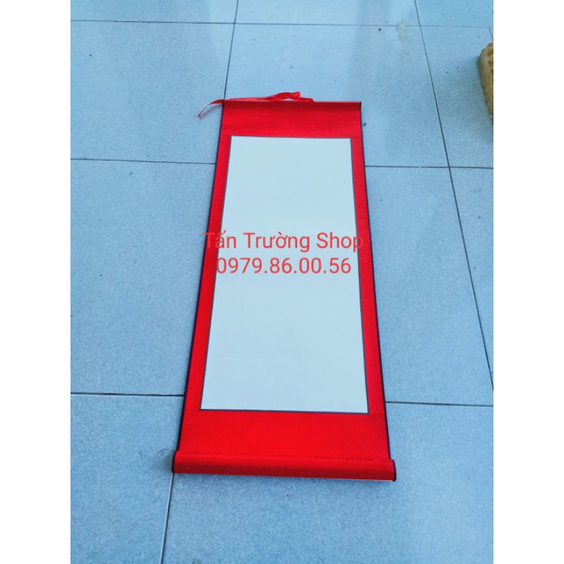 Giấy biểu lụa viết thư pháp kt 32*75