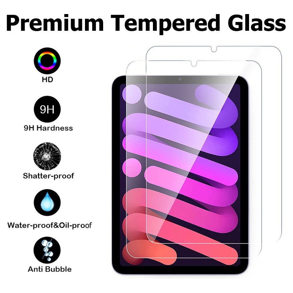 Kính cường lực trong suốt 9H cho iPad Mini 6 chống trầy vỡ cao cấp