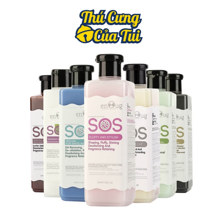 Sữa Tắm SOS Dưỡng Da Lông Cho Thú Cưng Chó Mèo - Thú Cưng Của Tui