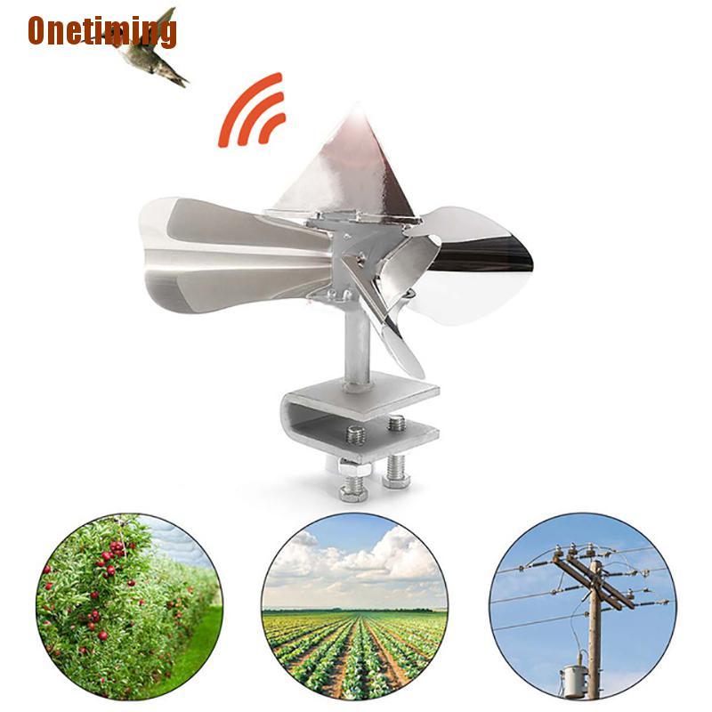 Otvn Stainless Steel Bird Pigeon Crow Deterrent Garden Repeller Scarer Wind Cool