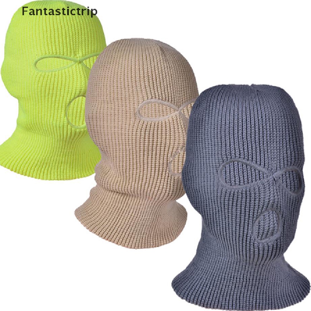 Mũ Len Trùm Đầu 3 Lỗ Giữ Ấm