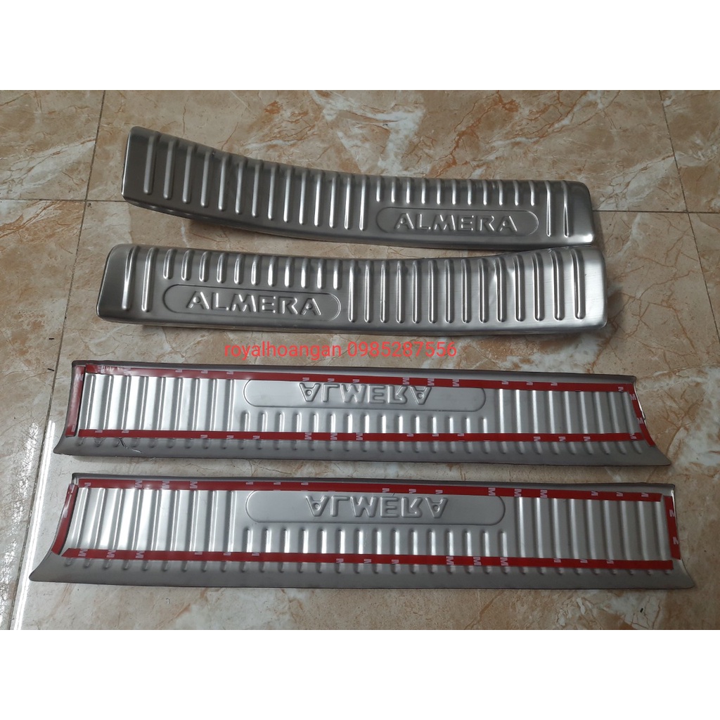 almera, ốp bậc trong ngoài nissan almera
