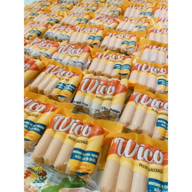 Xúc Xích WICO - DABACO - xúc xích Đức -  500g (10 cái/túi)