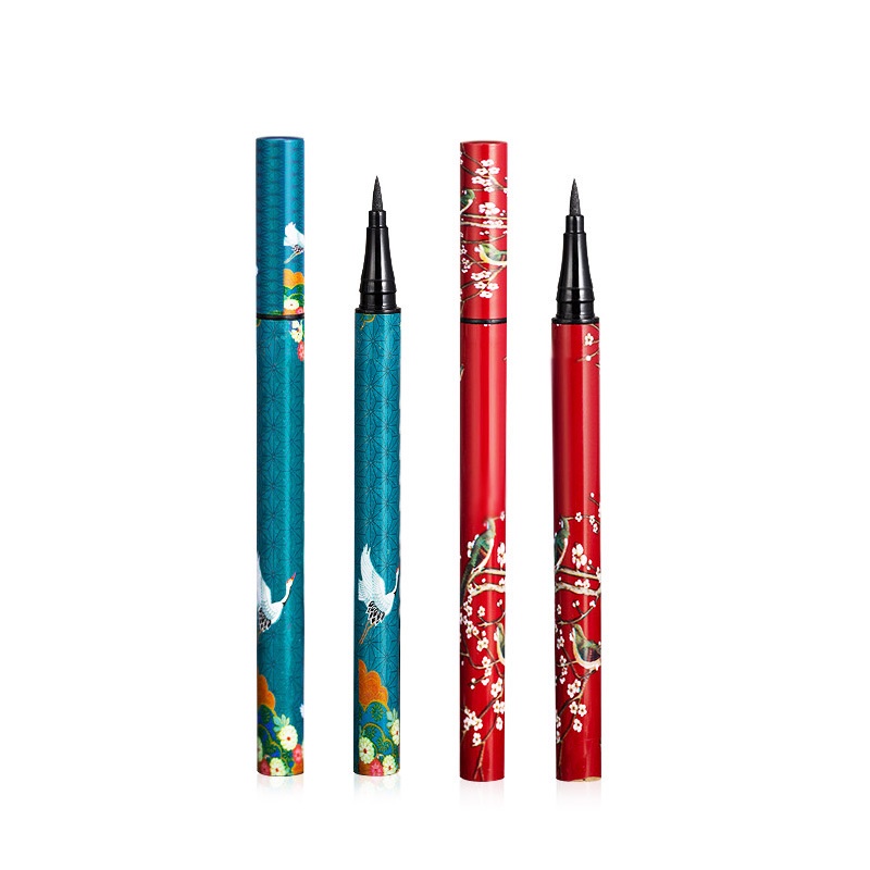 Bút Kẻ Mắt Dạng Lỏng Đầu Cứng Mềm Mịn Không Gây Chóng Mặt Chống Thấm Nước Màu Đen / Nâu Nhanh Khô Phong Cách Trung Hoa Dành