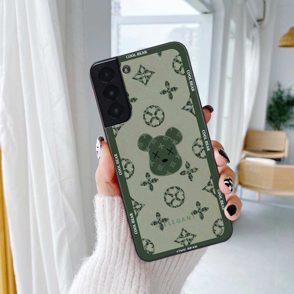 Ốp lưng điện thoại Samsung S21 / S21 FE / S21 Plus / S21+ fendy, búp bơ rì, kaws thời trang, vỏ ốp thời trang rẻ đẹp