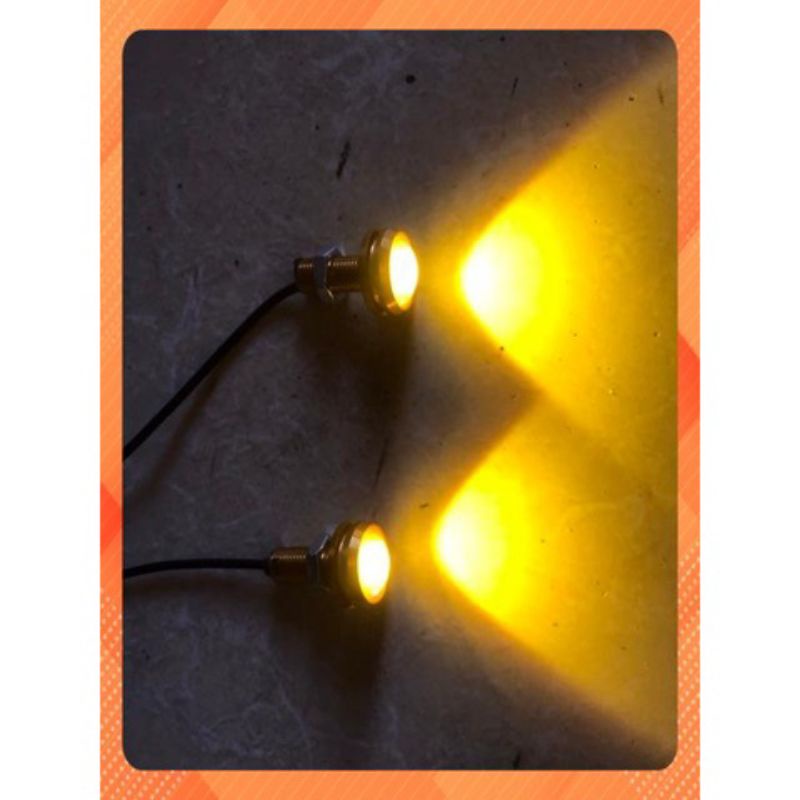 1 cái Đèn led Xi nhan Cúc Áo cho xe máy , Moto , xe điện