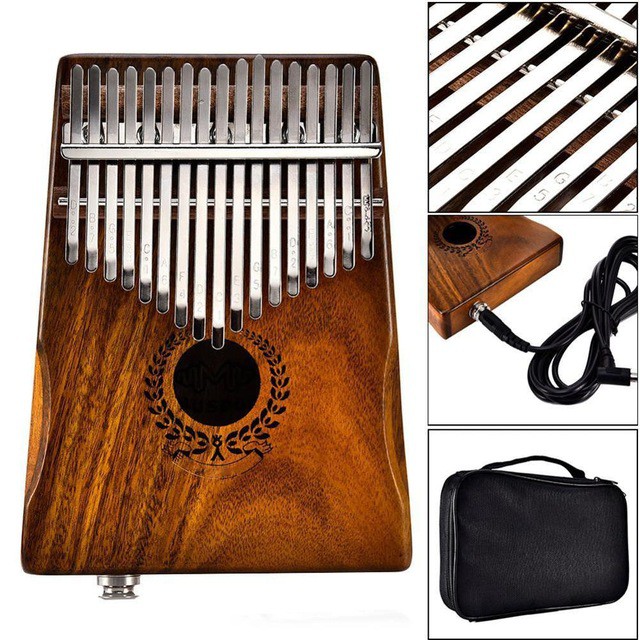 Đàn kalimba 17 phím gỗ nguyên khối Mahagony GECKO000035