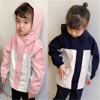 Áo khoác phối màu cute cho bé