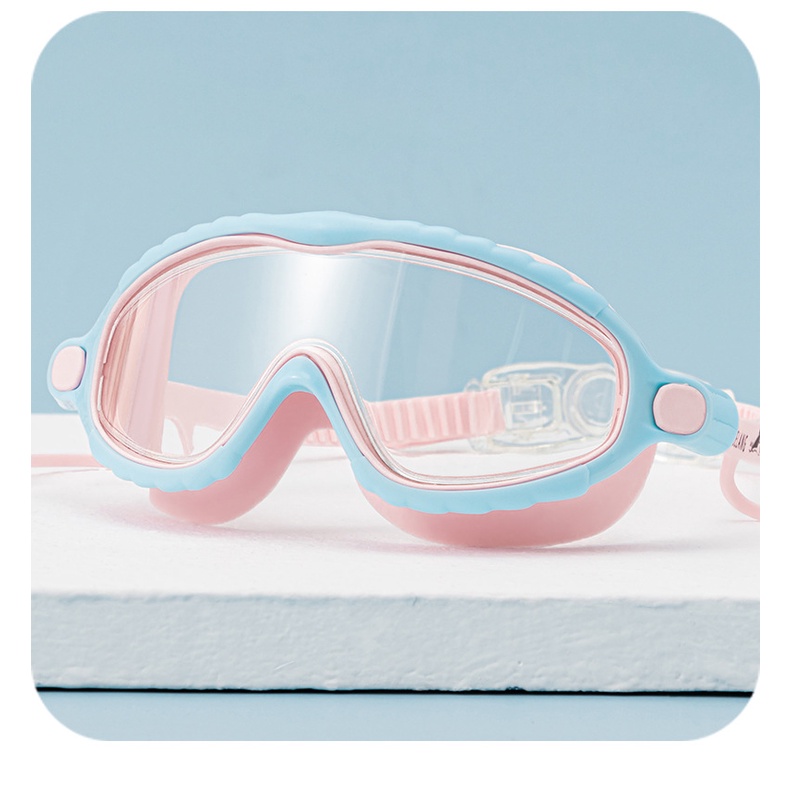 [Hàng HOT] Kính bơi trẻ em không gọng + kèm nút bịt tai góc siêu rộng Chống Nước Và Sương Mù Trong Suốt【Southdakota051】