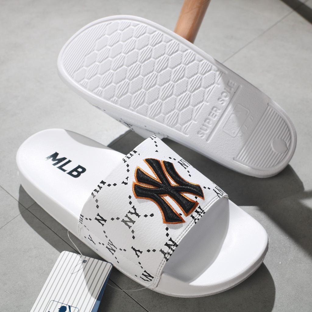 Dép M.L.B Nờ Y nam nữ logo thêu sắc nét hàng cao cấp