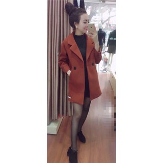 Áo dạ cao cấp nâu tây