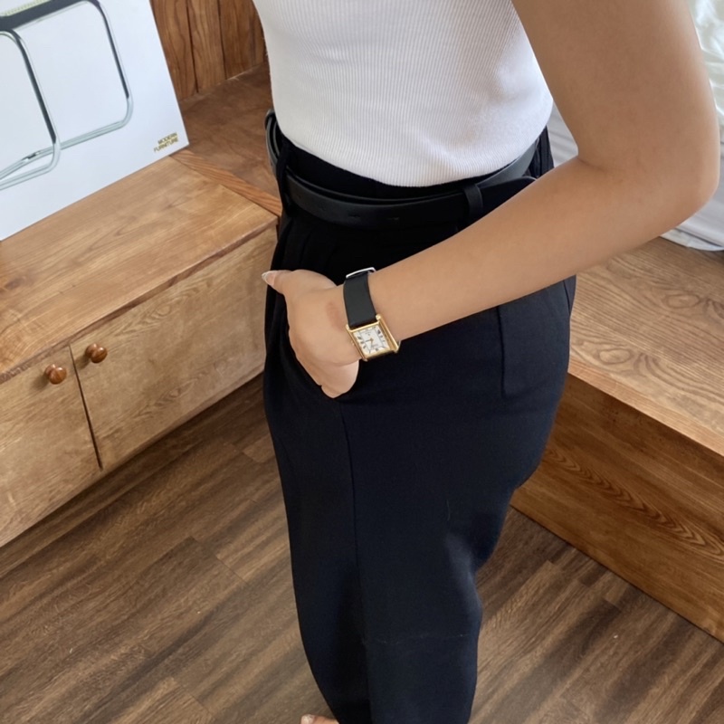 QUẦN SUÔNG NỮ - HEEBYOHI - Cạp Cao Dáng Hàn Quốc Có Chun Phía Sau