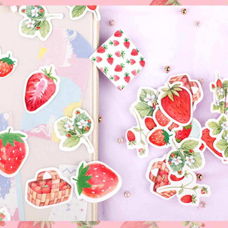 Hộp 45 miếng dán trang trí sổ tay / nhật ký / album ảnh / scrapbook diy