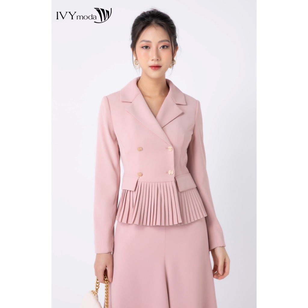 [NHẬP WABRTL5 GIẢM 10% TỐI ĐA 50K ĐH 250K ]Áo vest nữ dáng peplum IVY moda MS 67M6904