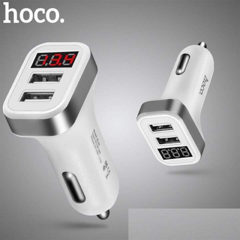 Tẩu Sạc Ô tô Nhãn Hiệu Hoco Z3, Đầu Ra 3.1A - Hàng chính hãng