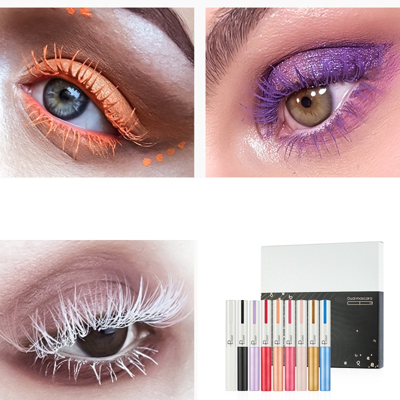 Set 9 Mascara Chống Thấm Nước Với Đầu Cọ Mịn Trang Điểm Cong Dài Chống Nhòe Lâu Trôi YOUYO