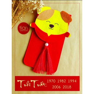 TÚI ĐEO LÌ XÌ 12 CON GIÁP TẾT