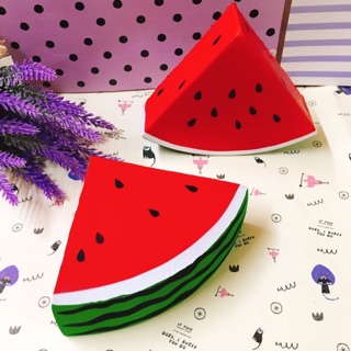 Squishy dưa hấu jumbo 15cm slow