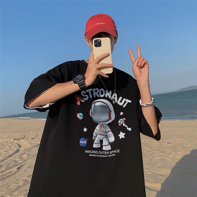 Áo thun nam nữ tay lỡ form rộng Unisex, áo phông Stron Free size phong cách đường phố A303 Fin2x | BigBuy360 - bigbuy360.vn