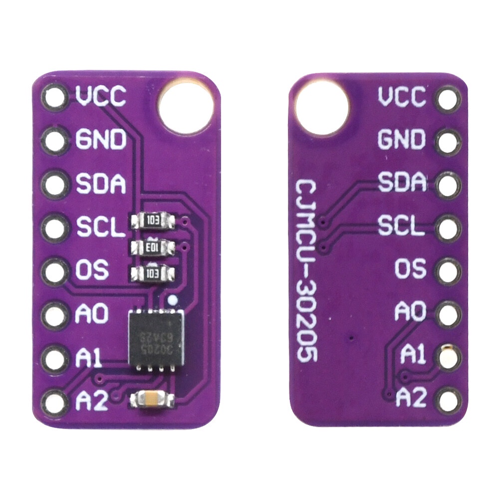 Mô Đun Cảm Biến Nhiệt Độ Cơ Thể Người Hai Dây AIDEEPEN MCU-30205 MAX30205MTA 2.7V-3.3V