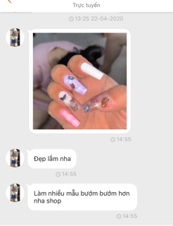 Móng úp dán thiết kế {BUTTERFLY}