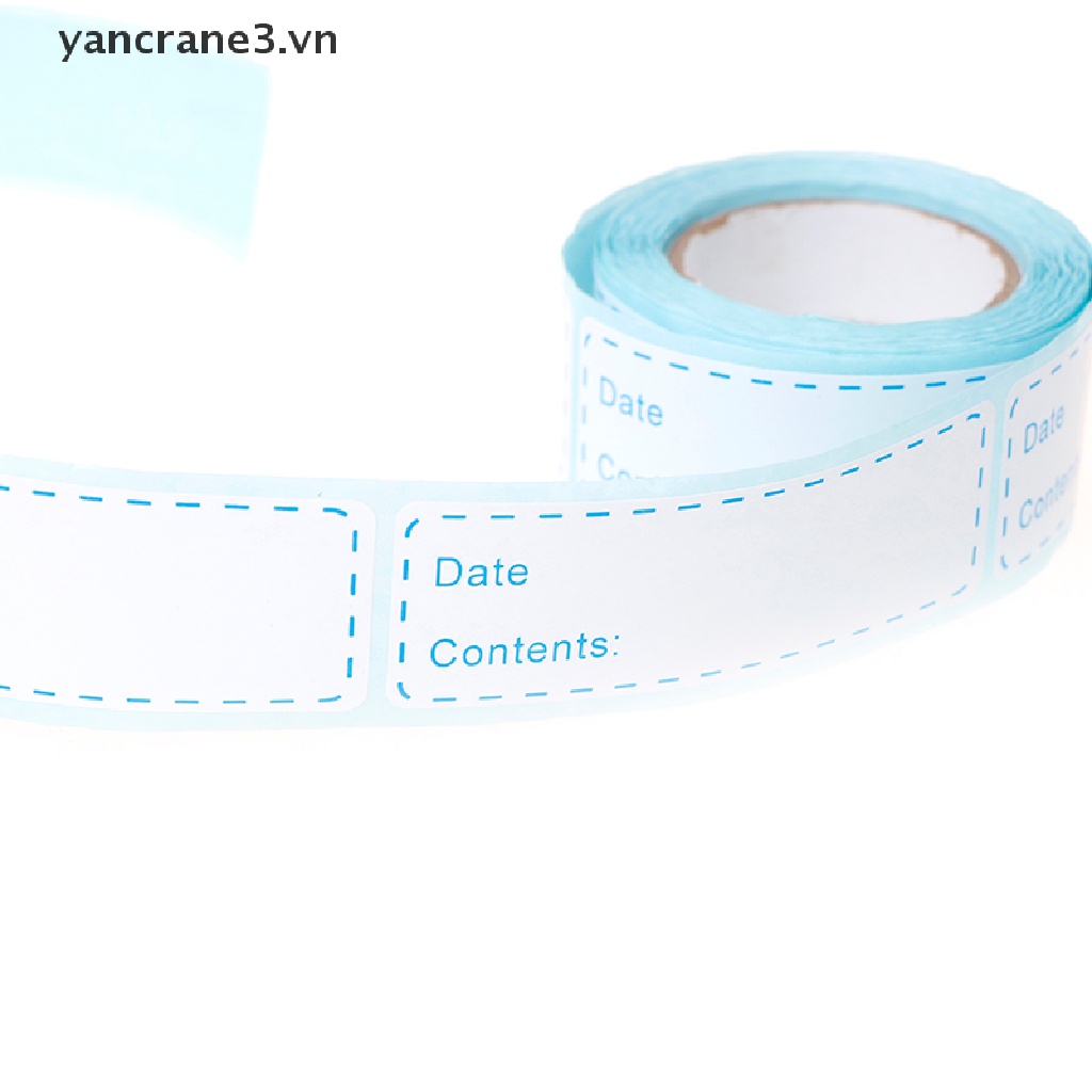 Nhãn dán đánh dấu ngày tháng cho hộp đựng thực phẩm trong tủ lạnh tiện dụng