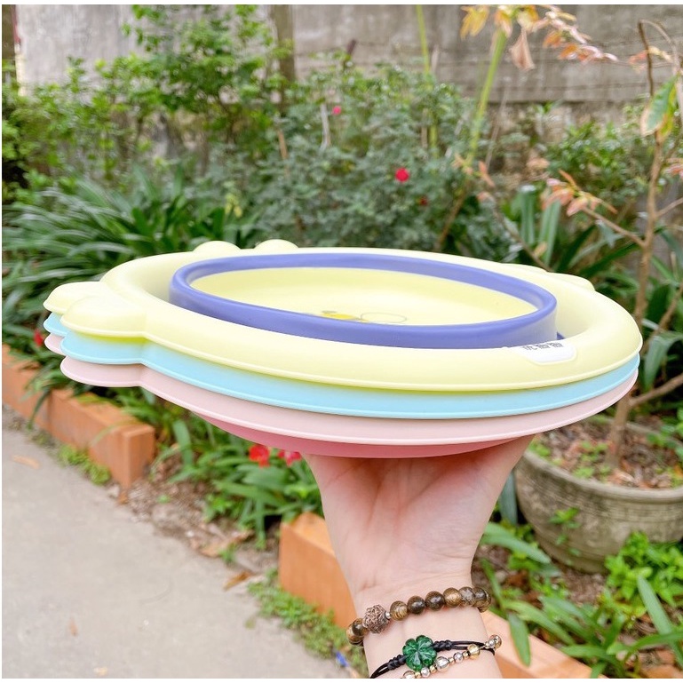 Chậu Rửa Mặt Gấp Gọn Hình Ong Cho Bé Chất Liệu Silicon Hình Thù Đáng Yêu Ngộ Nghĩnh