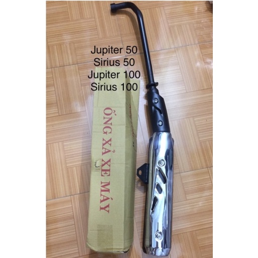 Ống Xả Super Dày Đẹp Xe Zupiter 50, Sirius 50, Jupiter 100, Sirus 100