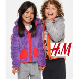 Áo khoác lông H&M bé gái