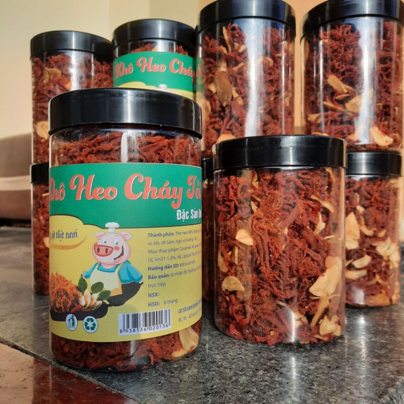 Khô heo cháy tỏi thơm ngon đặc biệt _ Hộp 300g | BigBuy360 - bigbuy360.vn
