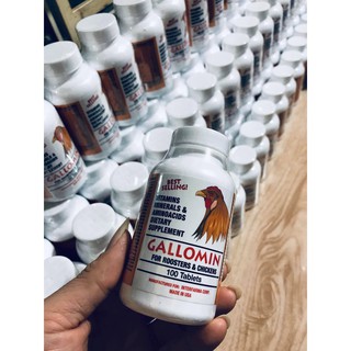 Gallomin - Thuốc nuôi gà đá cao cấp lọ 100 viên