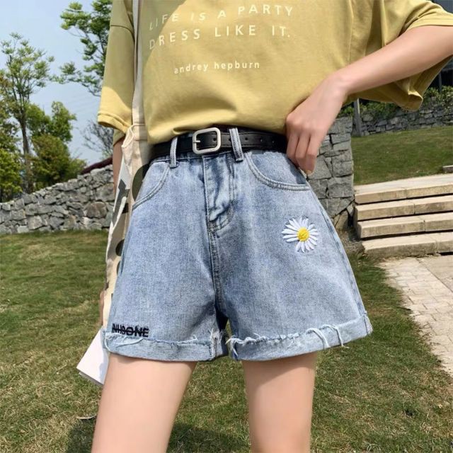 quần jeans ngố lưng siêu cao[ ảnh thật][freeship]
