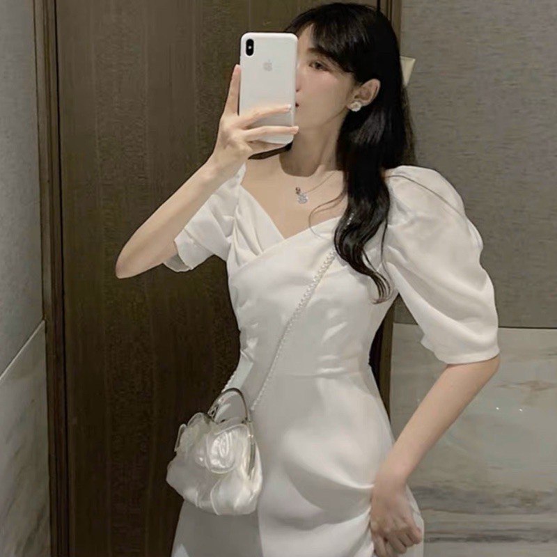 Đầm công sở BlaPink thiết kế xếp ly - HANCHI DRESS T197